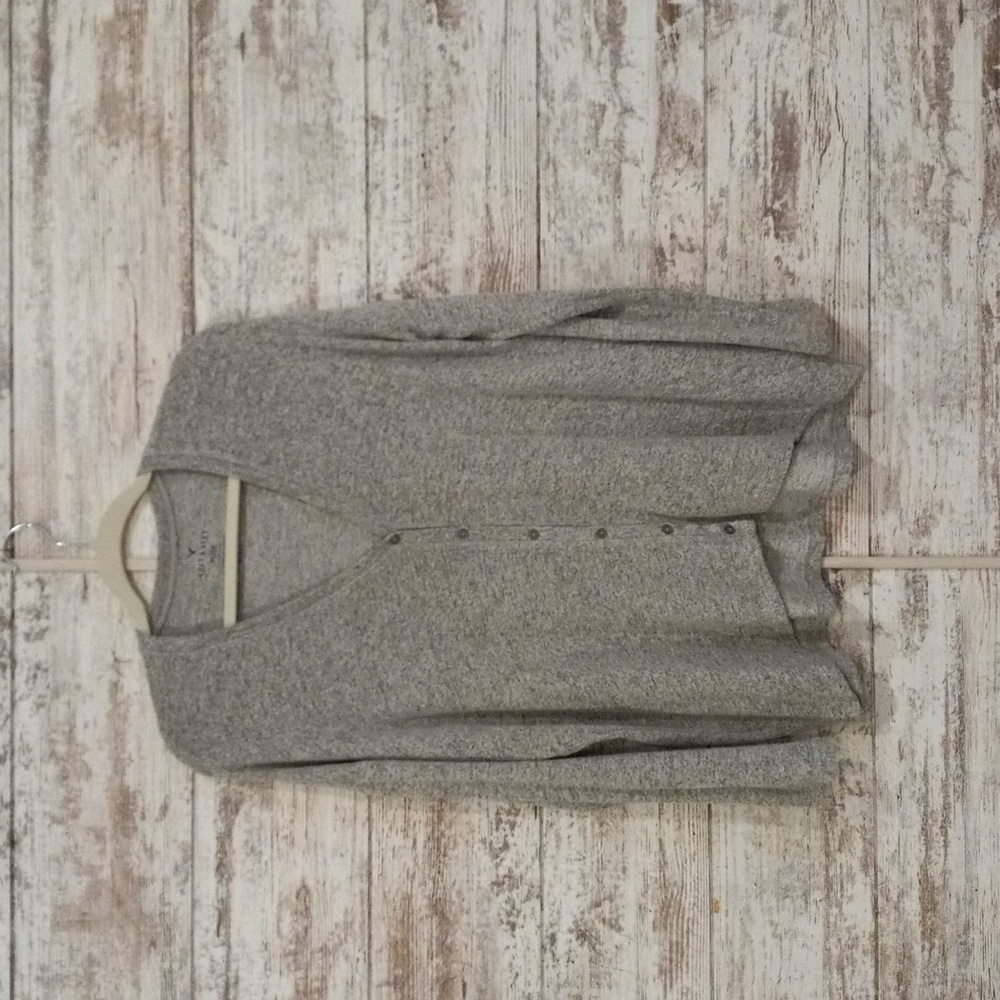 Gray Button Cardigan - image 1